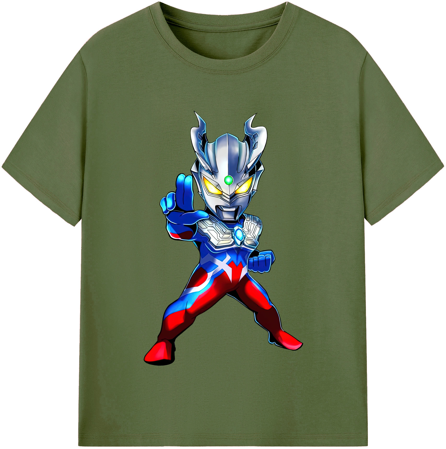 （画像用） ウルトラマン Ultraman 綿100％半袖Tシャツ（フロントプリント）